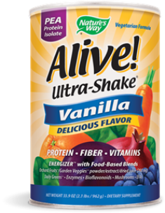 Alive! Ultra-Shake is the ultimate whole food nutritional energy source..
